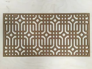 Radiator Cabinet Decorative Screening Radiator Grilles MDF 3mm and 6mm item A18 - Picture 1 of 3
