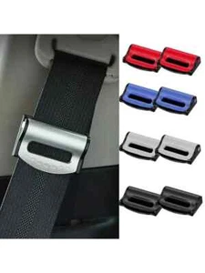 2PCS Car Safety Seat Belt Buckle Clip Seatbelt Stopper adjuster Clip Seat UK ... - Picture 1 of 6