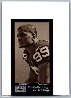 2008 TOPPS MAYO FOOTBALL CUT PLUG MINI 296 RONALD CURRY RAIDERS - Image 1 of 2