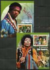 Niger 2022 80Th Geburt Jubilaum Jimi Hendrix Souv  Blatt Set Postfrisch