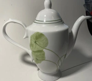 Royal China CapucinoCoffee Pot Monno Porcelain. 10” T 20” Wide Chip Under Lid - Picture 1 of 16