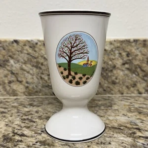 Villeroy & Boch Tree Design Naïf Depuis 1748 Laplau Lussemburgo 5 1/4" tazza calice - Foto 1 di 5