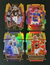 2021 Select Football BLACK/GOLD Die-Cut PRIZMS with Rookies You Pick the Card