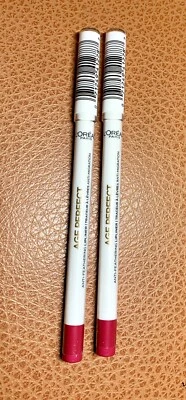 (2) L’Oréal Paris Age Perfect Anti-Feathering Lip Liner Splendid Plum #40 - Image 1 of 3