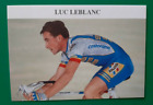 CYCLISME carte cycliste LUC LEBLANC équipe CASTORAMA  1990