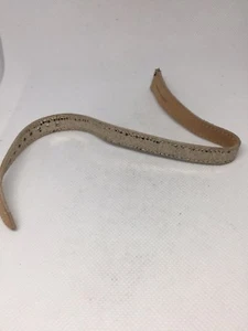 Fossil Gold Leather Watch Band Strap Bracelet 14mm -G57 - Picture 1 of 2