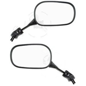 Black Rear View Mirror For Kawasaki Ninja ZX6R 05-08 ZX10R Back Set Left Right - Picture 1 of 4
