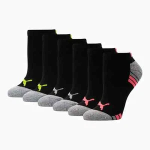 Calze donna Puma Half-Terry taglio basso confezione da 6 pezzi nere taglia 9-11 - Foto 1 di 1