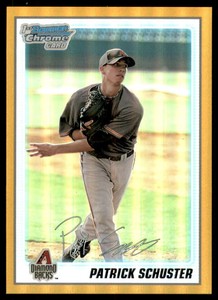 2010 Bowman Chrome Prospects Gold Refractors #BCP97A Patrick Schuster /50 