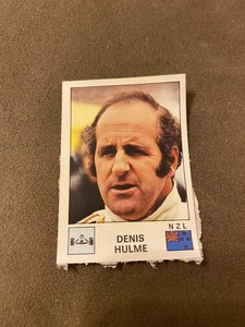 1974 Panini Vedettes Denis Hulme F1 Formula One Sticker Card