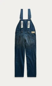 RRL Ralph Lauren 1940's Styled Overalls Indigo Japanse Denim Men's Medium M - Picture 1 of 4