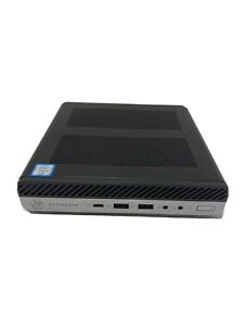 HP EliteDesk 800 G3 Mini PC Intel i5-6500 3.20GHz 8GB+adapter damaged USB front