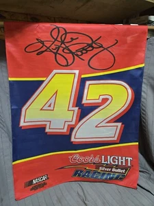 Kyle Petty Coors Light Silver Bullet Nylon Racing Flag 31x42 - Picture 1 of 5