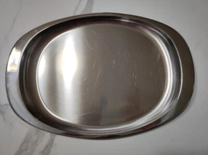 ALESSI vassoio ovale in acciaio inox 40,5x28 - Foto 1 di 2