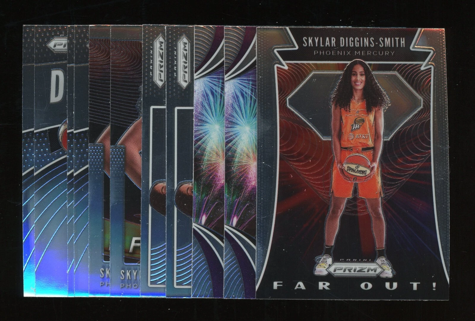 LOT 11X SKYLAR DIGGINS-SMITH 2020 Panini Prizm WNBA Inserts Fireworks/Fearless +