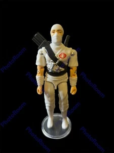 White Ronin Storm Shadow GI Joe Black Major Custom 1984 Style Cobra w/Filecard - Picture 1 of 5