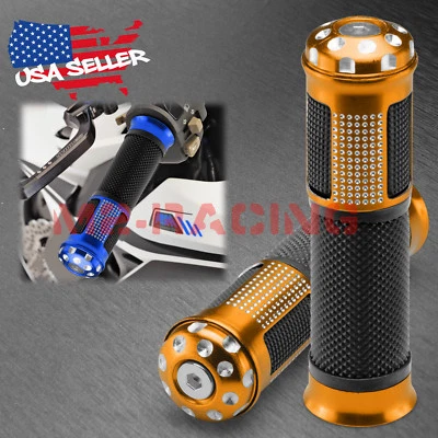 Guidão de borracha 7/8" para motocicleta Honda Suzuki Kawasaki Yamaha 04 - Imagem 1 de 4