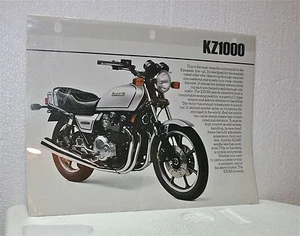 KAWASAKI KZ1000 advertisement Suitable to Frame - Picture 1 of 2