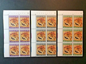 BroadviewStamps Vatican #458-60 MNH VF UL margin blocks of 6. Set! - Picture 1 of 2