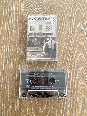 RANDY TRAVIS-STORMS OF LIFE Cassette Tape Diggin Up Bones Send My Body Reasons - Image 1 of 4