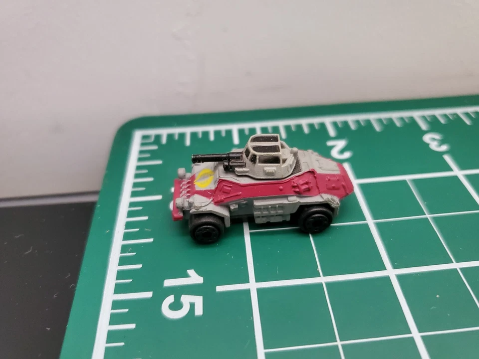 Vintage Micro Machines GI Joe Vs Cobra Mini Gray Maroon Tank 1997 - Image 1 of 4