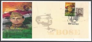 AOP India Subhas Chandra Bose Special cover with label