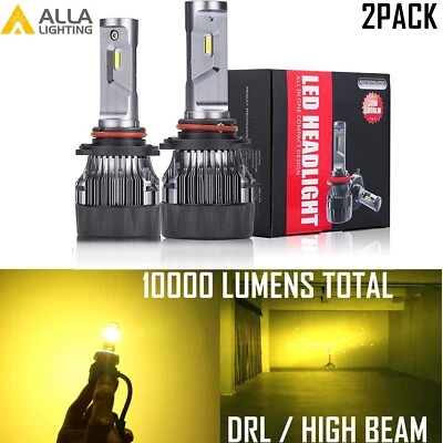 Alla Lighting LED 9005 S-HCR YELLOW Driving Light|Headlight Replacement,Slim Fan - Image 1 of 4