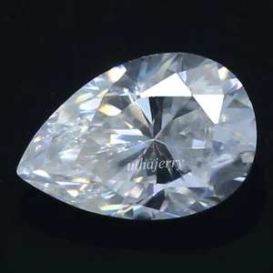 Diamante blanco pera 3x2 mm corte excelente claridad color D certificado natural VVS1 - Imagen 1 de 6