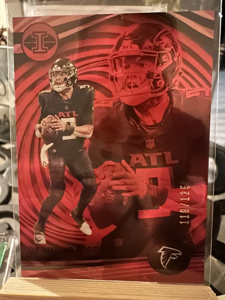 2023 Panini Illusions #4 Desmond Ridder Ruby Trophy Collection - Image 1 of 3