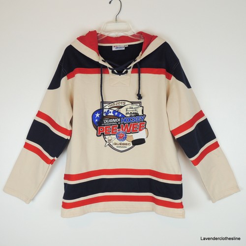 Attica Mens S Tournoi PEE WEE Hockey COACH ? Quebec Canada Hoodie Sweatshirt