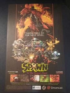 Arte de videojuego Spawn In the Demon's Hand ~ página de cómic vintage anuncio impreso 2000 - Imagen 1 de 1