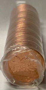 Brilliant Uncirculated 2012 Canada NonMagnetic 1 Cents Roll - Picture 1 of 1