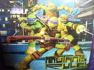 Turtles-Teenage Mutant Ninja,Nickeloden`48 Piece Junior Puzzle`New-: Free To US - Picture 1 of 3