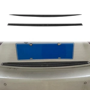 For Infiniti Q50 14-20 Real Carbon Fiber Rear Door Trunk Lid Tailgate Strip Trim - Picture 1 of 11