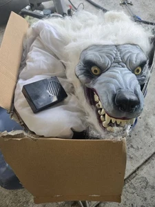 Spirit Halloween Decoration Scary Werewolf Rug Rare Open Box - Picture 1 of 2