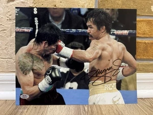 MANNY PACQUIAO SIGNED AUTO BOXING 11 x 14 PHOTO Antonio Margarito PSA #AN44708 - Picture 1 of 3