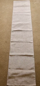 Pier 1 Imports Table Runner Shimmery Tan Beige 14x72 - Picture 1 of 13