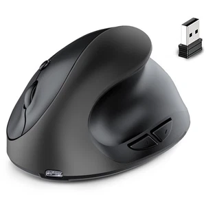 1X(Rechargeable Dual Mode USB 2.4G + Bluetooth Mouse Vertical Ergonomic9882 - Picture 1 of 8