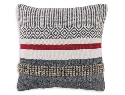 (2) New Ashley Furniture Oversized 20" Jevin Decorative Textured Wool Pillows  - Image 1 of 4