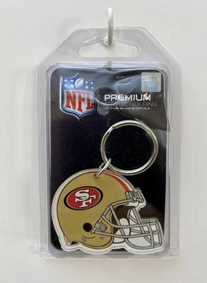 Wincraft NFL San Francisco 49ers Football Helmet Keychain FAST SHIP-NEW IN PACK - Image 1 of 2