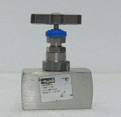 PARKER HNVS4FF 惠普 10,000 PSI 1/4 英寸 FNPT 高压针阀 #3 — 第 1/4 张图片
