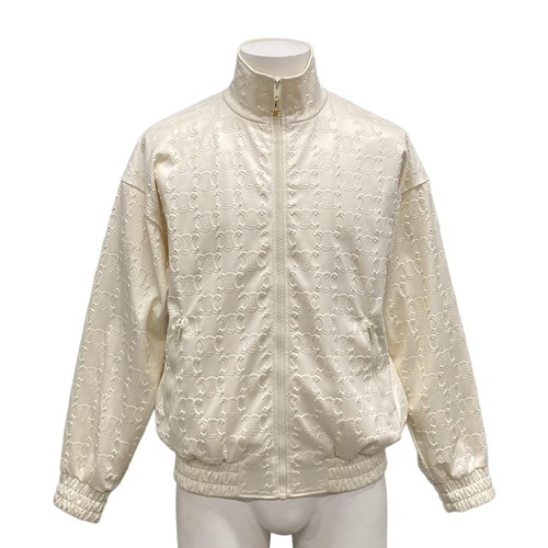 Giacca tuta originale CELINE Trionf 2Y19H978Z.02LC beige chiaro (avorio) poliestere