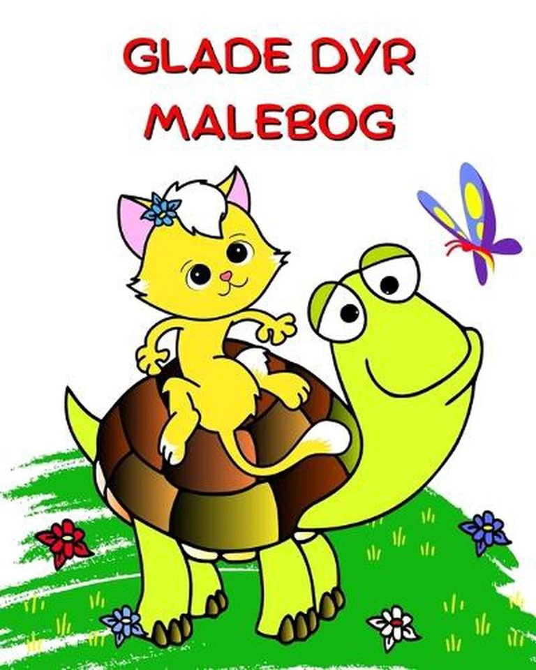 Glade Dyr Malebog: Smukke nemme farvelaegningssider til b?rn 2+ by Maryan Ben Ki - Image 1 of 1
