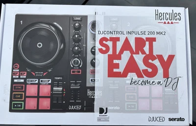 Hercules DJ Control Inpulse 200 MK2 2-Deck DJ Controller With software links. - Image 1 of 4