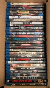 29 Blu-Ray Action Adventure Lot Priest Drumline Scorpion King Die Hard Expendabl - Imagen 1 de 3