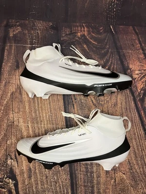 Men's Nike Zoom Air Vapor Pro 1 ‘White/Black’ Football Cleats IB2495-105 Size 15 - Image 1 of 4