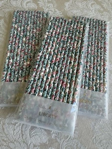 Meri Meri Liberty of London Paper Party Straws NEW Lot of 3 - Picture 1 of 5