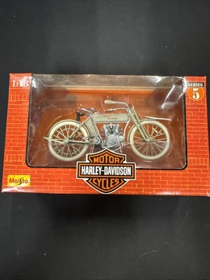 Harley Davidson Maisto 1909 Twin 5d V-twin 1:18 Die Cast Series 5 #31360 Foto 1 de 4