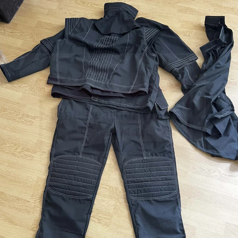 Traje de Vuelo Negro Boba Fett Disfraz de Cosplay Personalizado | Traje Mandaloriano de Starwars Foto 1 de 1