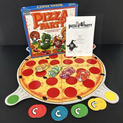 Parker Pizza Party Board Game 2-4 Players Ages 4 To 8 1991 RARE - Image 1 of 4